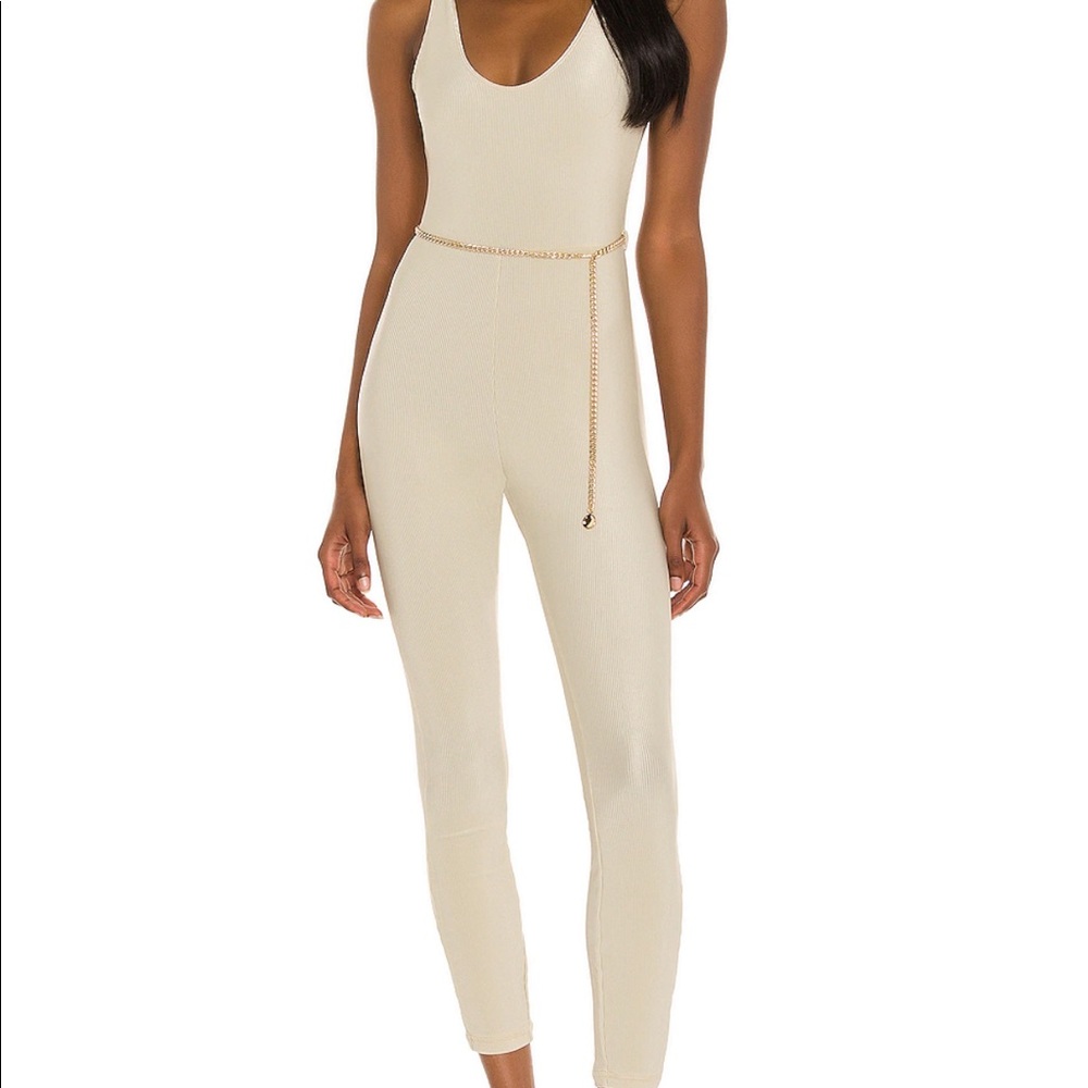 we wore what scoopneck jumpsuit in mocha